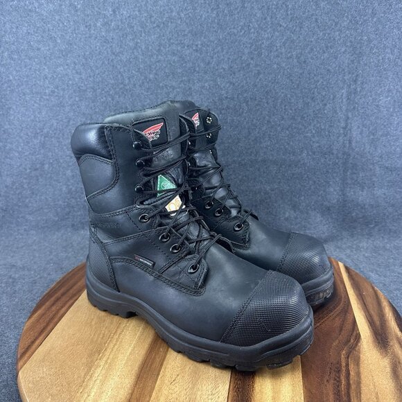 Red Wing 8" King Toe Men's Black Waterproof Rubber Toe Bumper 3512 Size 7D - Picture 2 of 11
